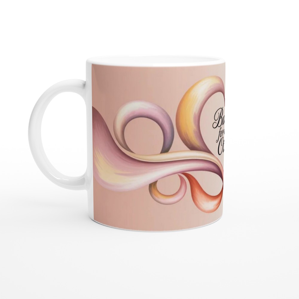 Built For Each Other Romantic Heart Swirl Mug — view 10