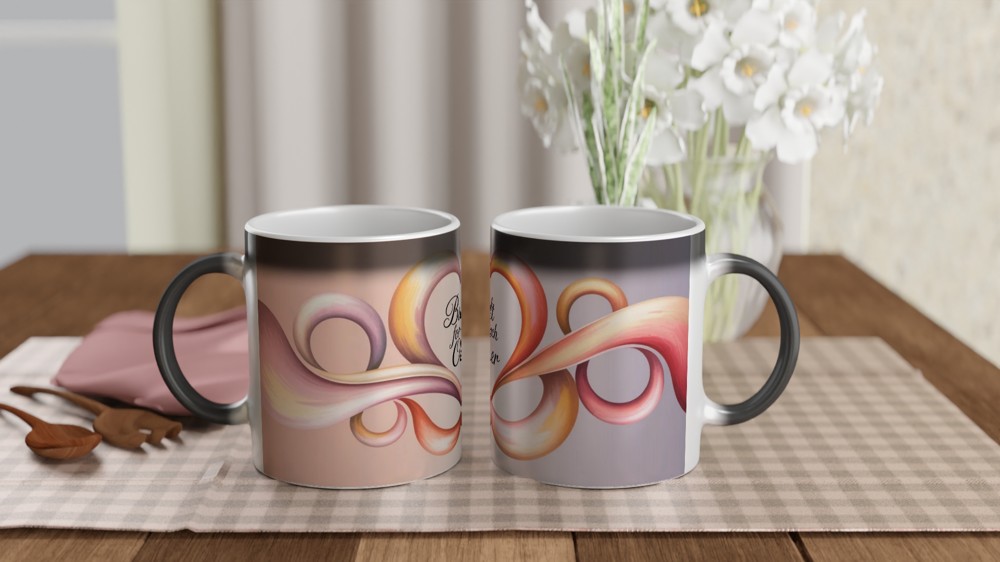 Built For Each Other Romantic Heart Swirl Mug — view 3