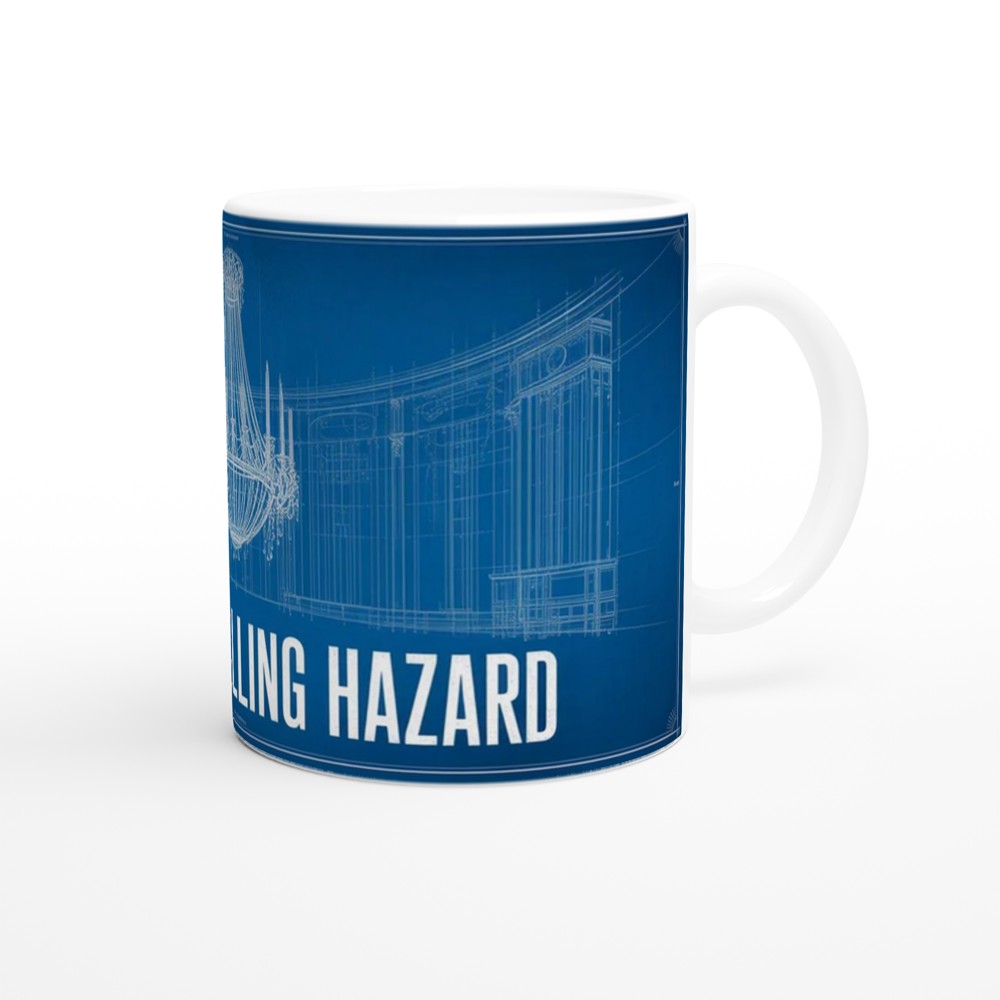 Phantom of the Opera Mug | Chandelier Blueprint Design | Musical Theatre Gift | West End Show Present — view 12