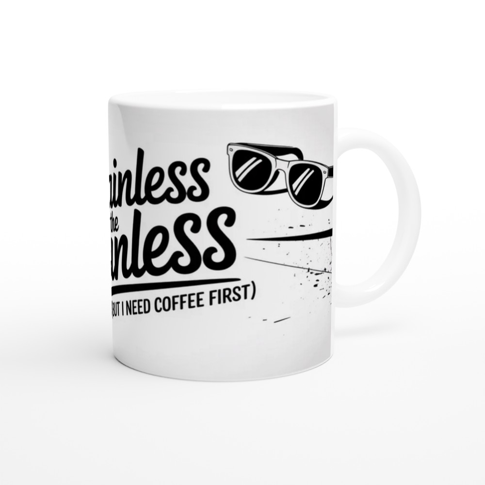 Life's Painless for the Brainless - Funny Coffee Mug — view 12