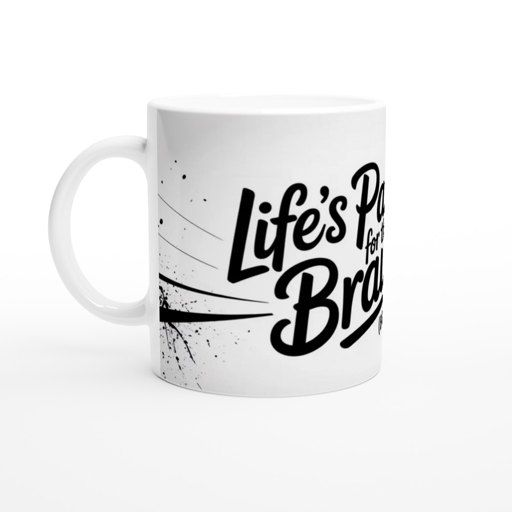 Life's Painless for the Brainless - Funny Coffee Mug — view 10