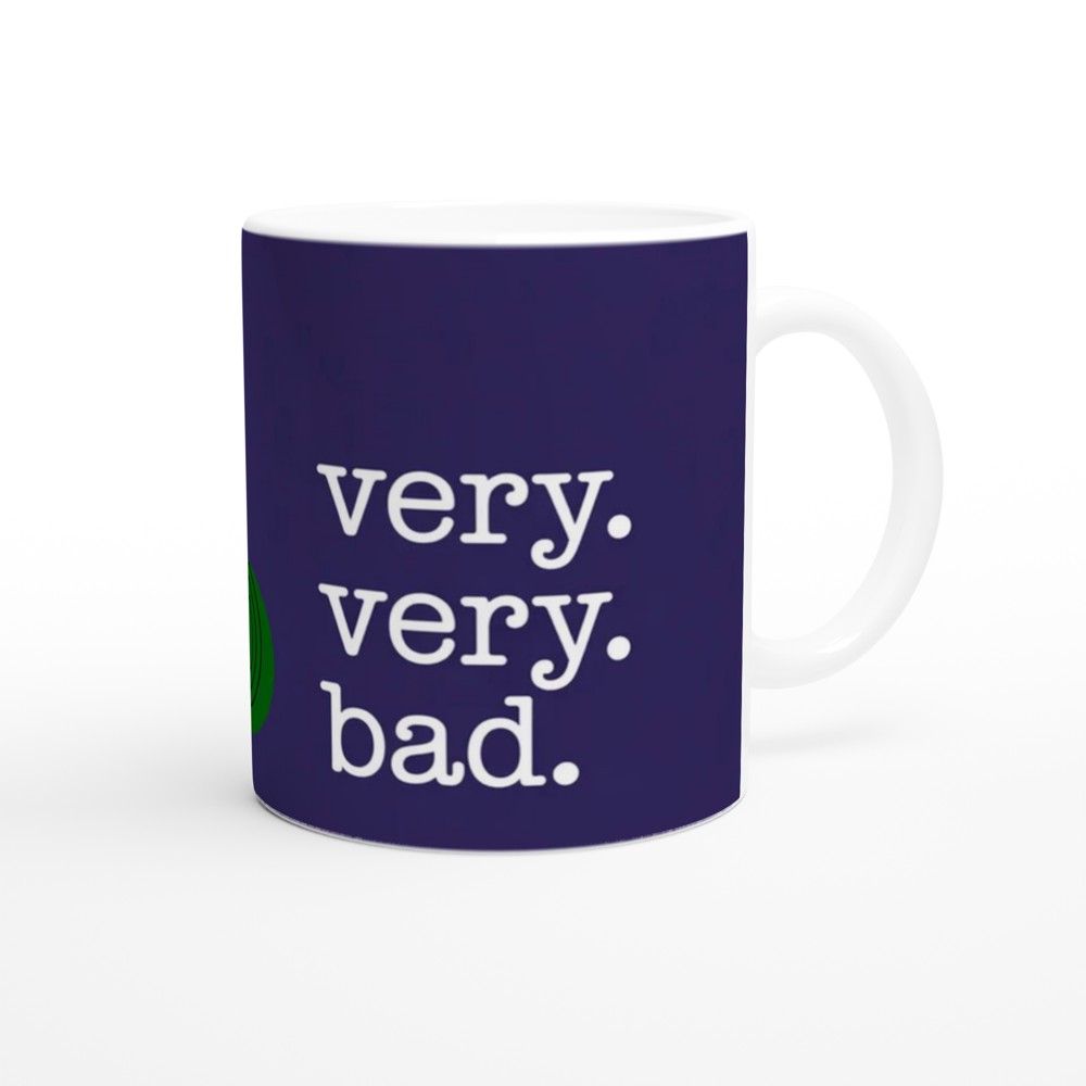 Very Very Bad Croquet Balls Funny Mug — view 12