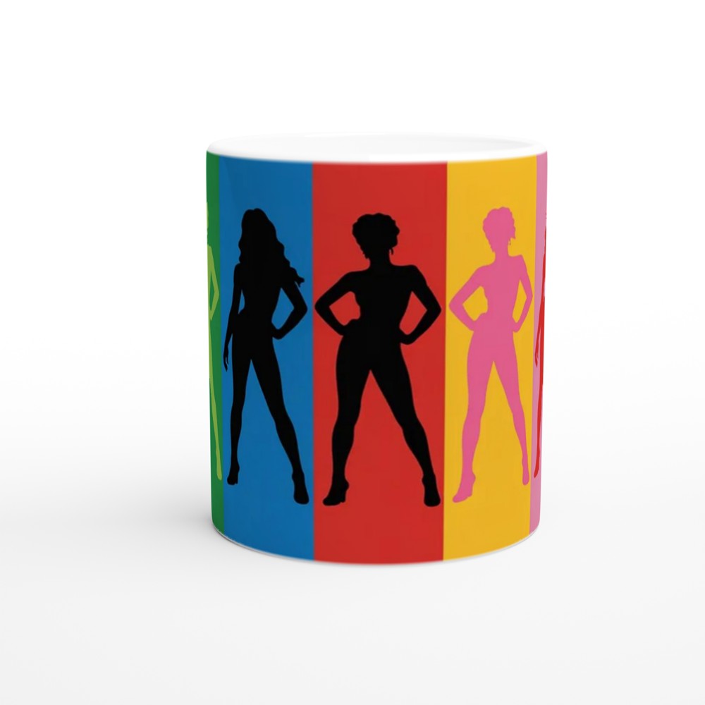 Six the Musical Mug | Queens Silhouette Design | West End Theatre Gift | Musical Fan Present — view 11