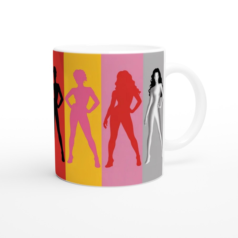 Six the Musical Mug | Queens Silhouette Design | West End Theatre Gift | Musical Fan Present — view 12