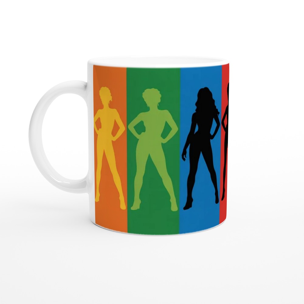 Six the Musical Mug | Queens Silhouette Design | West End Theatre Gift | Musical Fan Present — view 10