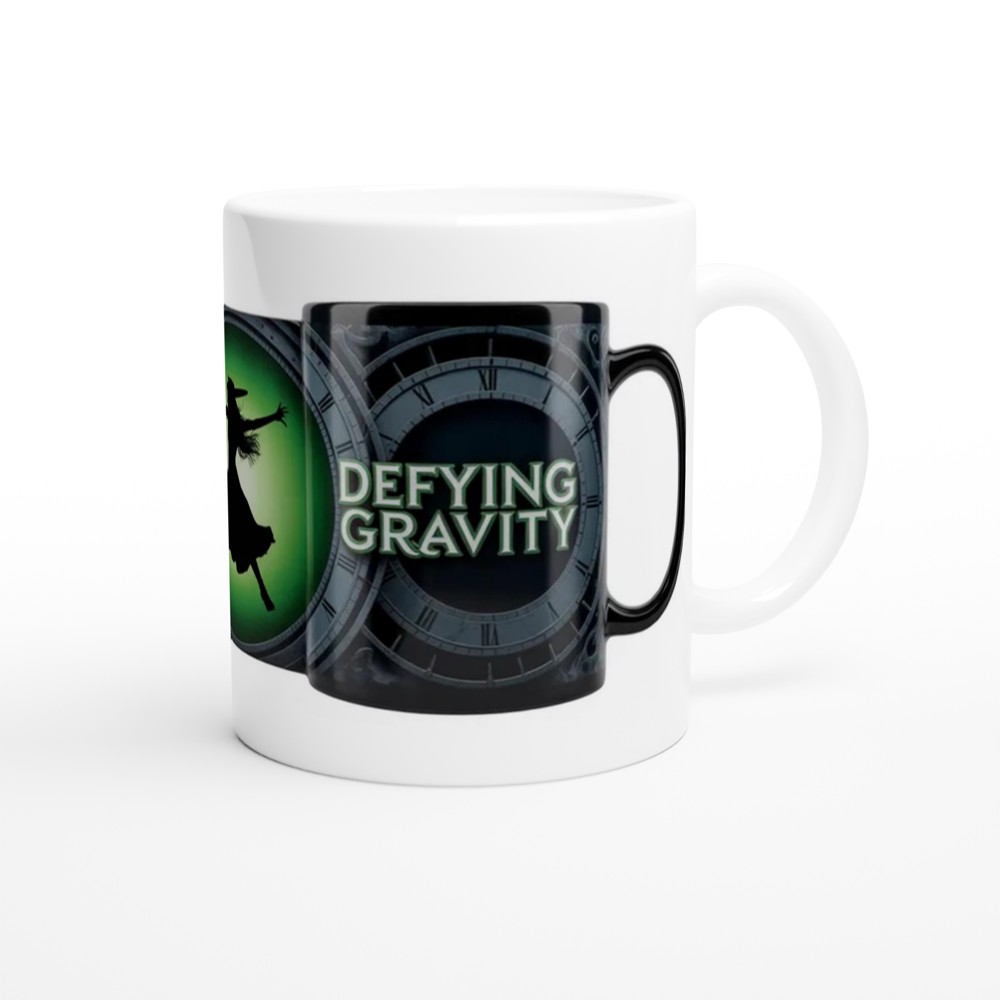 Wicked Defying Gravity Mug | Elphaba Silhouette Gift | Musical Theatre Mug | Gift for Theatre Lovers — view 12
