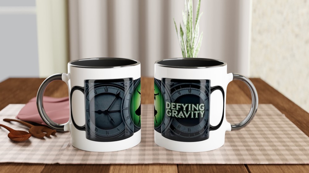 Wicked Defying Gravity Mug | Elphaba Silhouette Gift | Musical Theatre Mug | Gift for Theatre Lovers — view 9