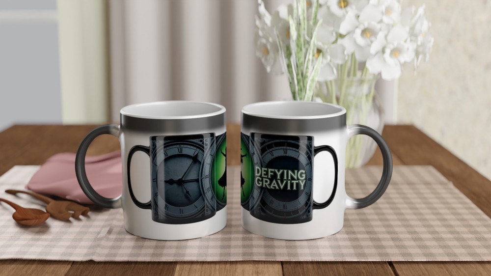 Wicked Defying Gravity Mug | Elphaba Silhouette Gift | Musical Theatre Mug | Gift for Theatre Lovers — view 3