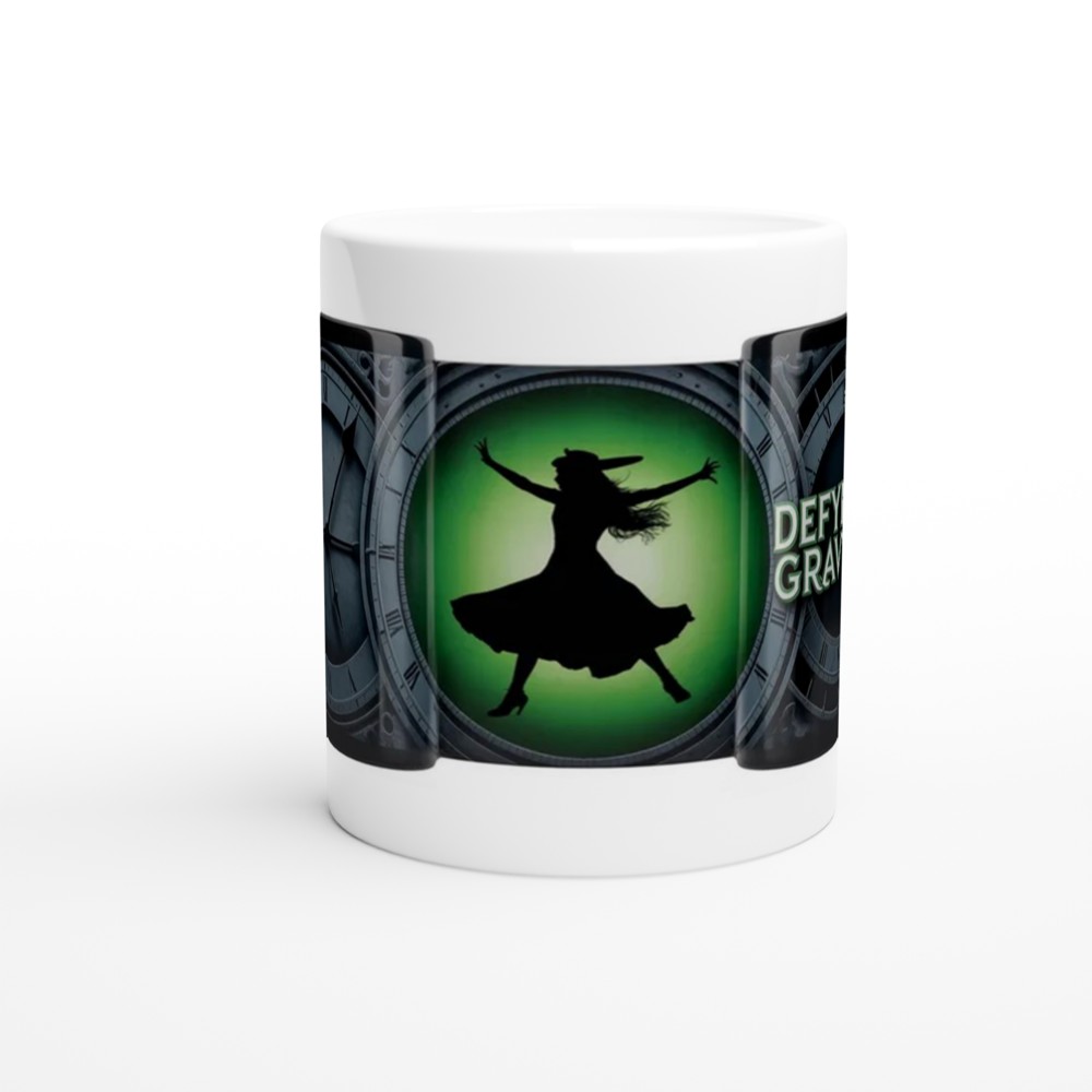 Wicked Defying Gravity Mug | Elphaba Silhouette Gift | Musical Theatre Mug | Gift for Theatre Lovers — view 11