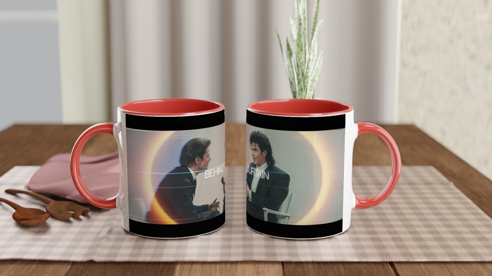 MJ the Musical Mug | Behind the Curtain Quote | Musical Theatre Gift | Retro VHS Style Present for Theatre Lovers — view 7