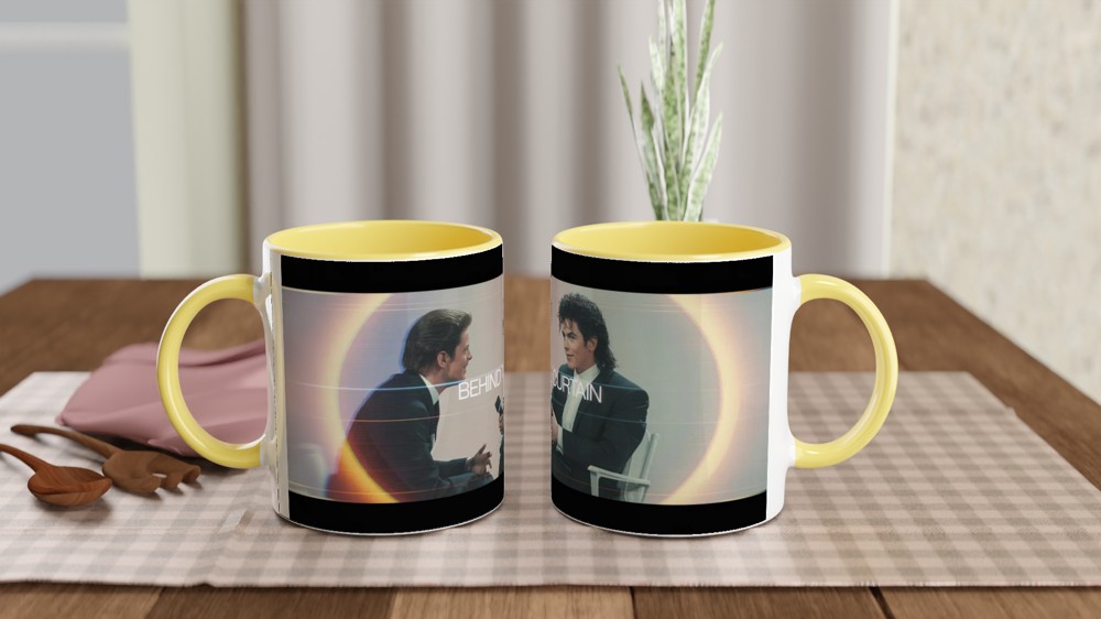 MJ the Musical Mug | Behind the Curtain Quote | Musical Theatre Gift | Retro VHS Style Present for Theatre Lovers — view 8