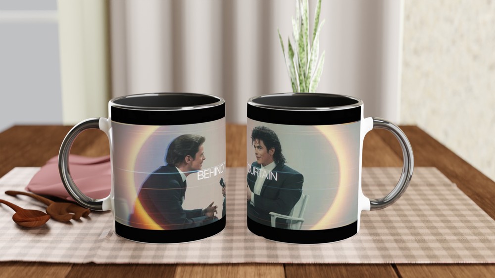 MJ the Musical Mug | Behind the Curtain Quote | Musical Theatre Gift | Retro VHS Style Present for Theatre Lovers — view 9