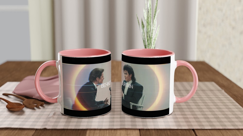 MJ the Musical Mug | Behind the Curtain Quote | Musical Theatre Gift | Retro VHS Style Present for Theatre Lovers — view 6