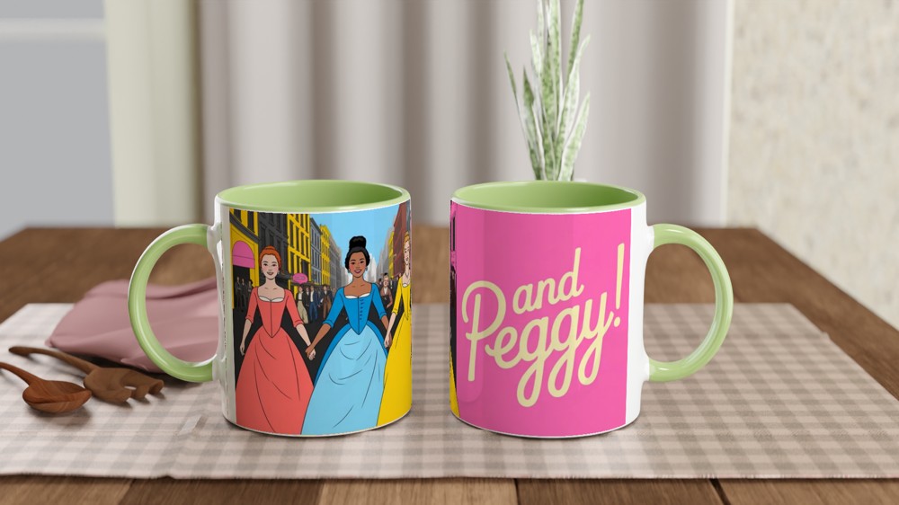 Schuyler Sisters Mug | Hamilton Quote Gift | And Peggy Musical Theatre Present | Broadway Fan Gift — view 5