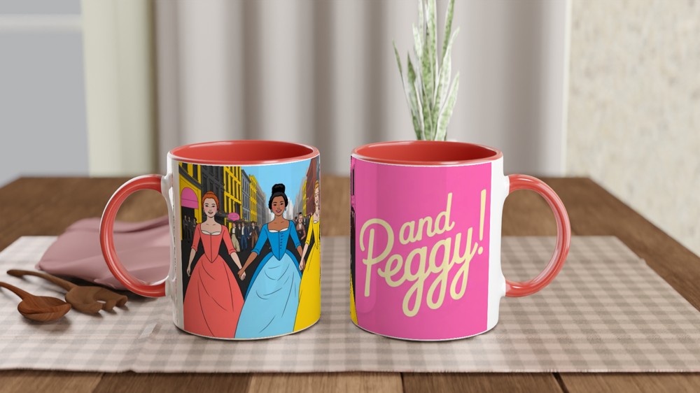 Schuyler Sisters Mug | Hamilton Quote Gift | And Peggy Musical Theatre Present | Broadway Fan Gift — view 7