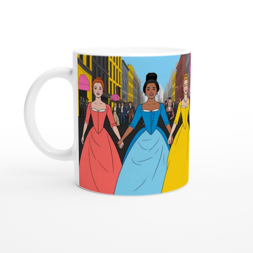 Schuyler Sisters Mug | Hamilton Quote Gift | And Peggy Musical Theatre Present | Broadway Fan Gift — view 10