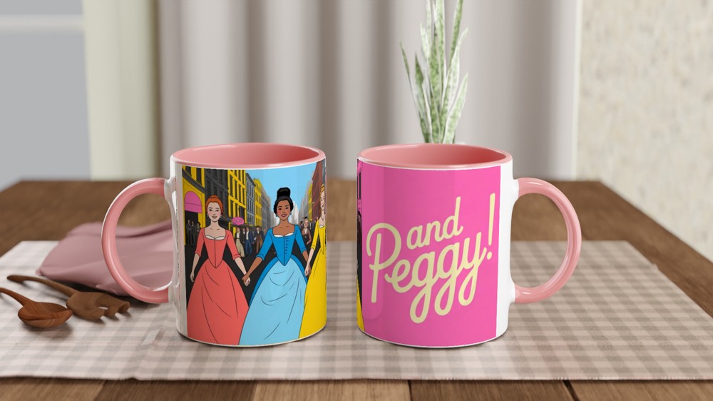 Schuyler Sisters Mug | Hamilton Quote Gift | And Peggy Musical Theatre Present | Broadway Fan Gift — view 6