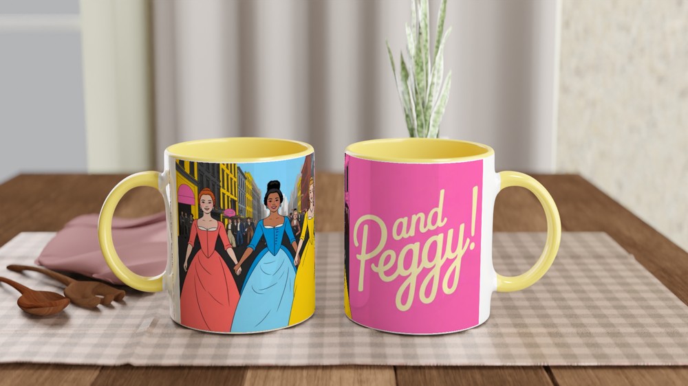 Schuyler Sisters Mug | Hamilton Quote Gift | And Peggy Musical Theatre Present | Broadway Fan Gift — view 8