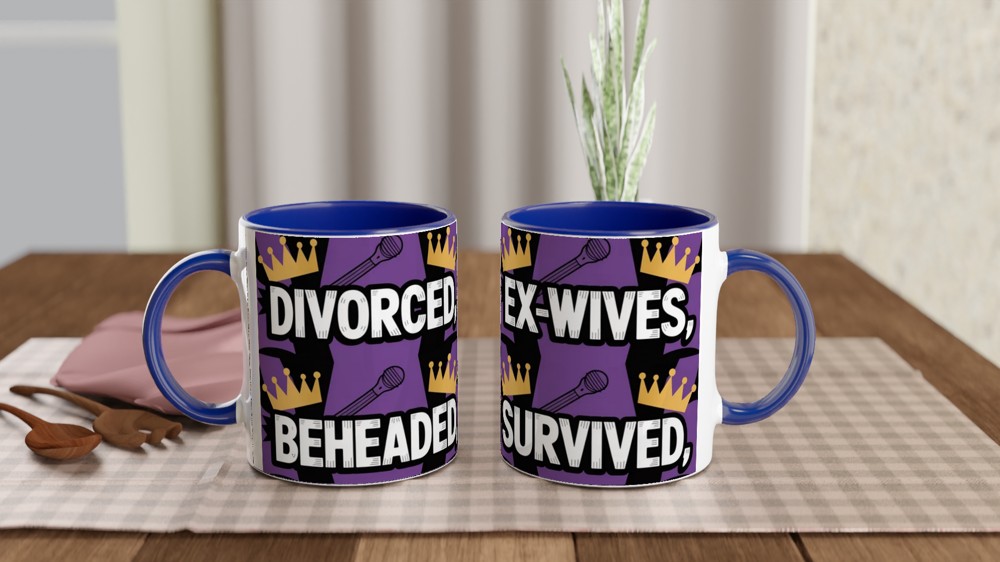 Six the Musical Mug | Divorced Beheaded Survived Quote | Musical Theatre Gift | Theatre Lover Present — view 4
