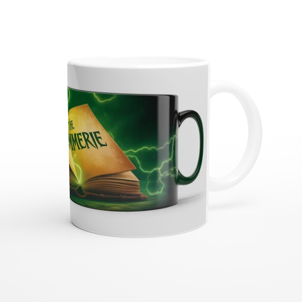 Wicked Musical Mug | The Grimmerie Spellbook Design | Theatre Lover Gift | Elphaba Fan Present — view 12
