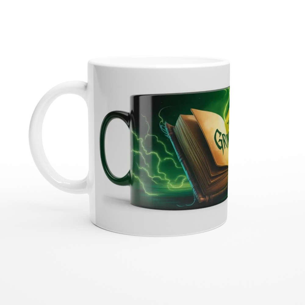 Wicked Musical Mug | The Grimmerie Spellbook Design | Theatre Lover Gift | Elphaba Fan Present — view 10