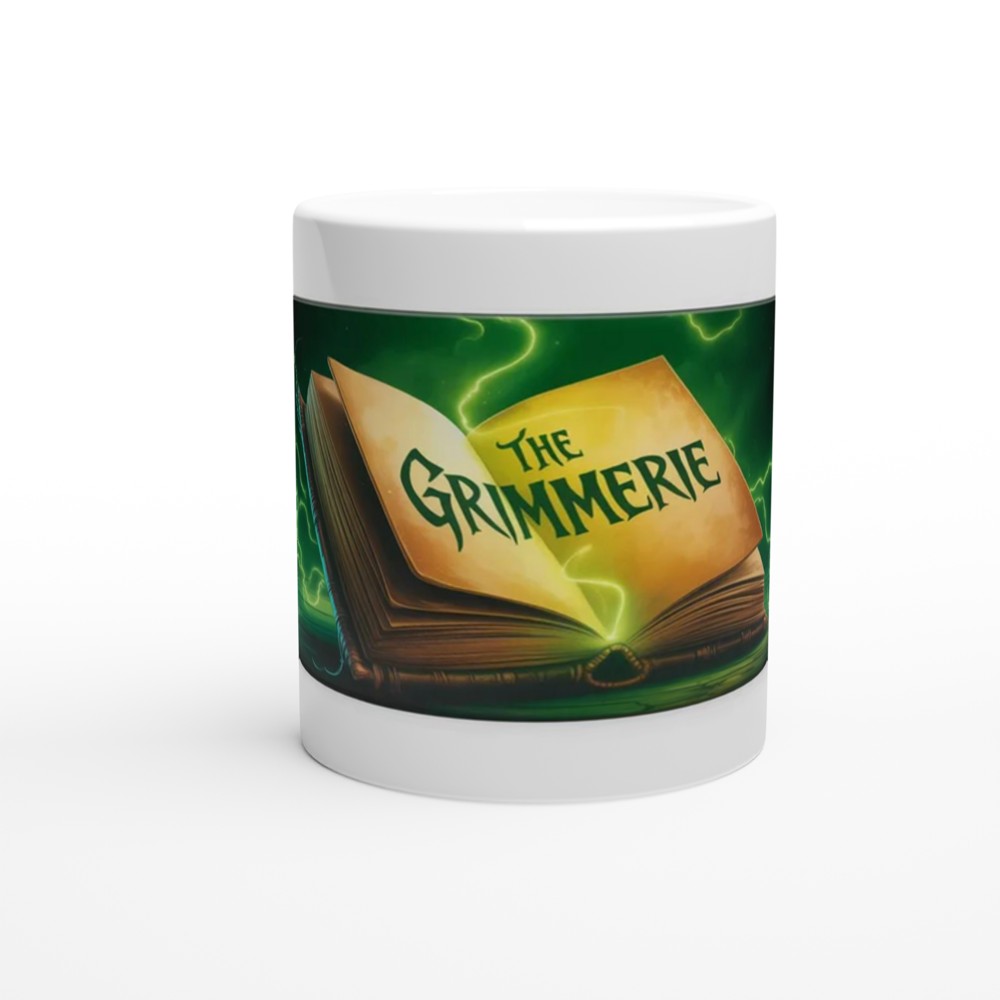 Wicked Musical Mug | The Grimmerie Spellbook Design | Theatre Lover Gift | Elphaba Fan Present — view 11