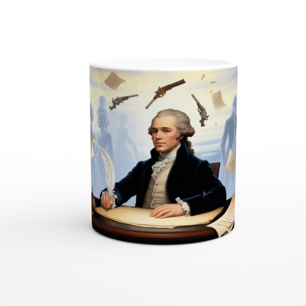 Founding Father Writing at His Desk - Colonial Era Portrait — view 11