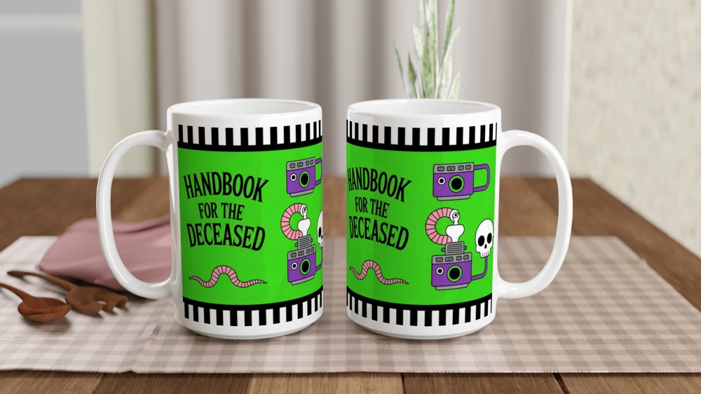 Beetlejuice Mug | Handbook For The Deceased Gift | Musical Theatre Mug | Gift for Best Friend — view 2