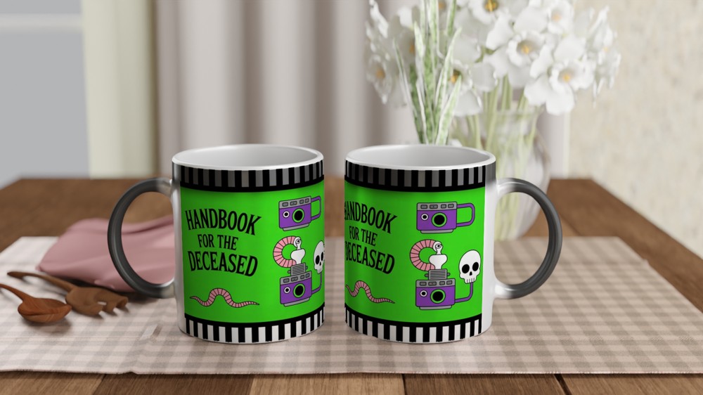 Beetlejuice Mug | Handbook For The Deceased Gift | Musical Theatre Mug | Gift for Best Friend — view 3
