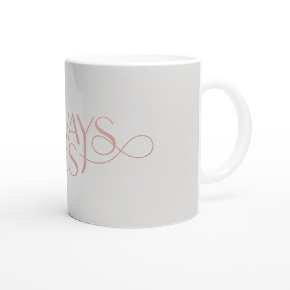 Always Us Mug | Romantic Valentine's Day Gift | Anniversary Present for Couples | Minimalist Love Design — view 12