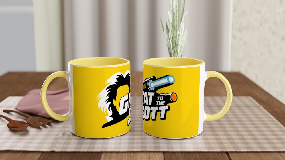 Great Scott Mug | Back to the Future Gift | Doc Brown Silhouette Mug | Sci-Fi Film Present for Him Dad Best Friend — view 8