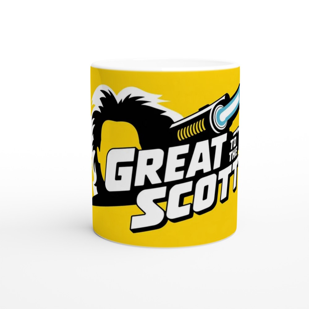 Great Scott Mug | Back to the Future Gift | Doc Brown Silhouette Mug | Sci-Fi Film Present for Him Dad Best Friend — view 11