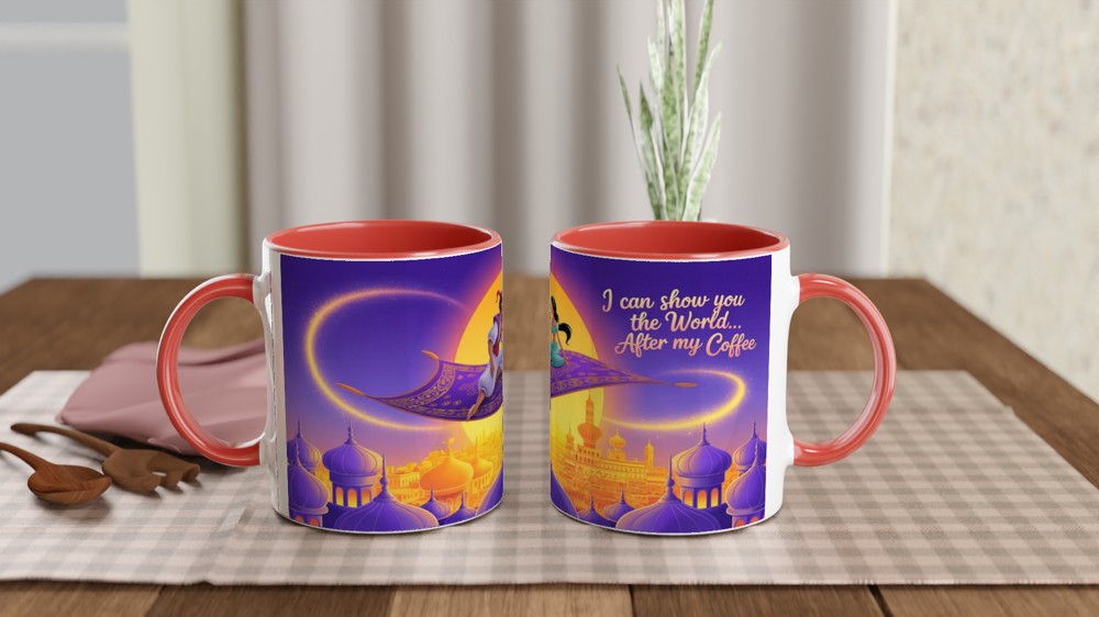Magic Carpet Coffee Quote Mug — view 7