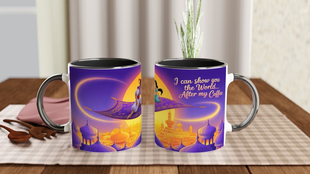 Magic Carpet Coffee Quote Mug — view 9