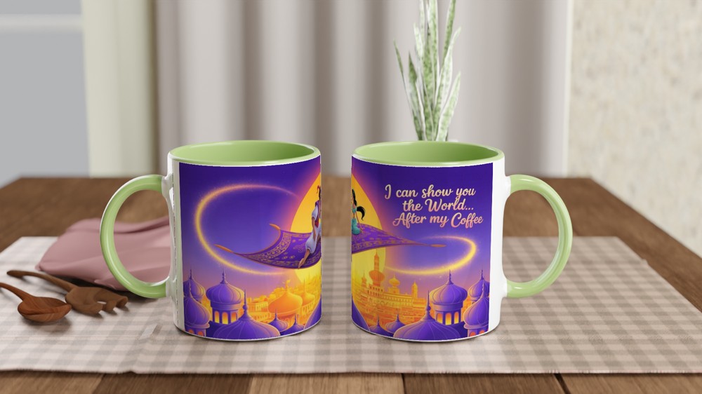 Magic Carpet Coffee Quote Mug — view 5