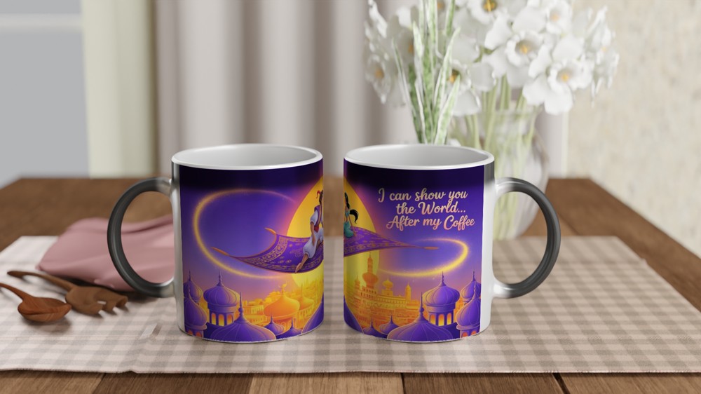 Magic Carpet Coffee Quote Mug — view 3
