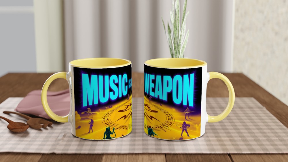 K-Pop Mug | Music Is Our Weapon Demon Hunter | Futuristic Music Lover Gift | Birthday Present for Best Friend — view 8