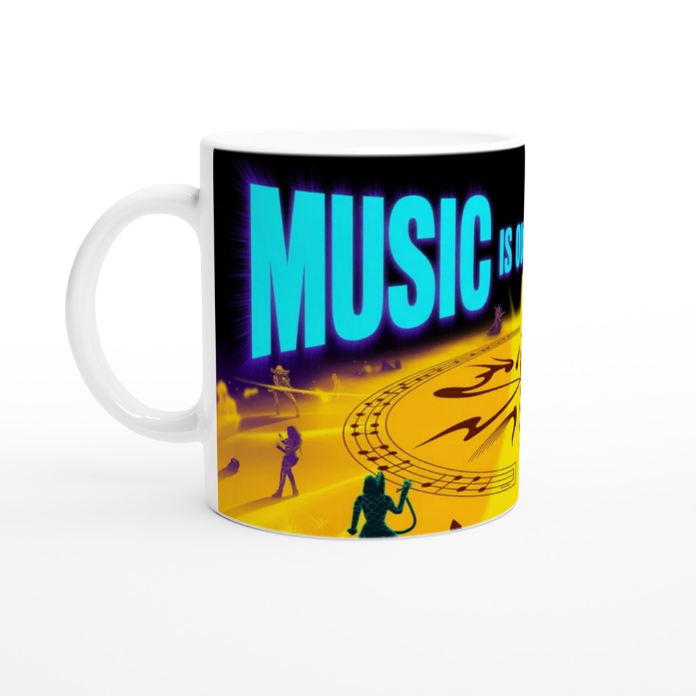 K-Pop Mug | Music Is Our Weapon Demon Hunter | Futuristic Music Lover Gift | Birthday Present for Best Friend — view 10