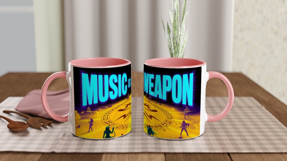 K-Pop Mug | Music Is Our Weapon Demon Hunter | Futuristic Music Lover Gift | Birthday Present for Best Friend — view 6