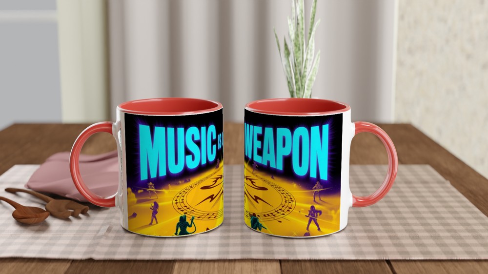 K-Pop Mug | Music Is Our Weapon Demon Hunter | Futuristic Music Lover Gift | Birthday Present for Best Friend — view 7