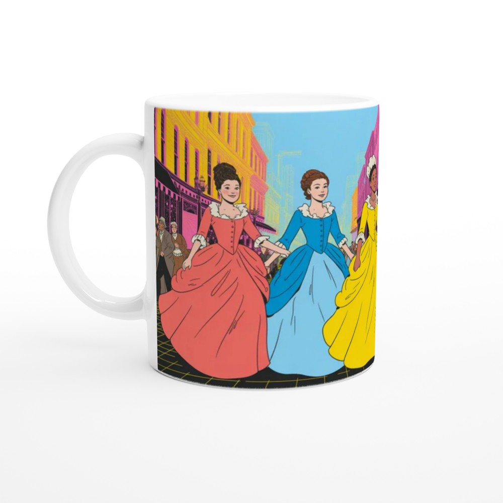 And Peggy - Schuyler Sisters Colonial Era Illustration Mug — view 10