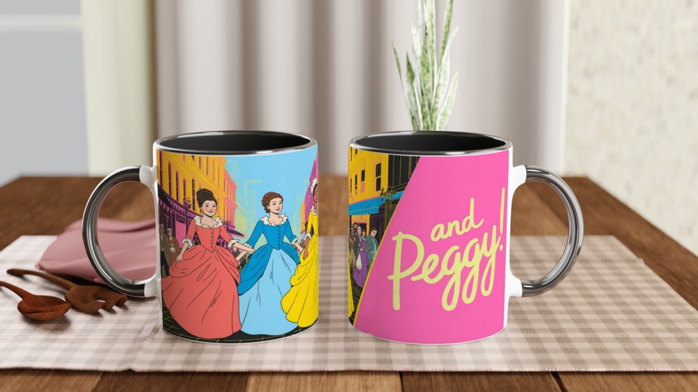 And Peggy - Schuyler Sisters Colonial Era Illustration Mug — view 9
