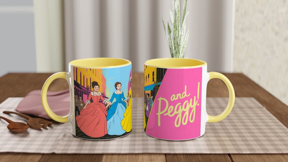 And Peggy - Schuyler Sisters Colonial Era Illustration Mug — view 8