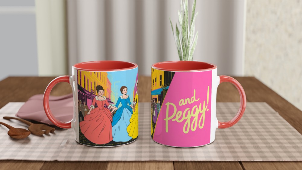 And Peggy - Schuyler Sisters Colonial Era Illustration Mug — view 7