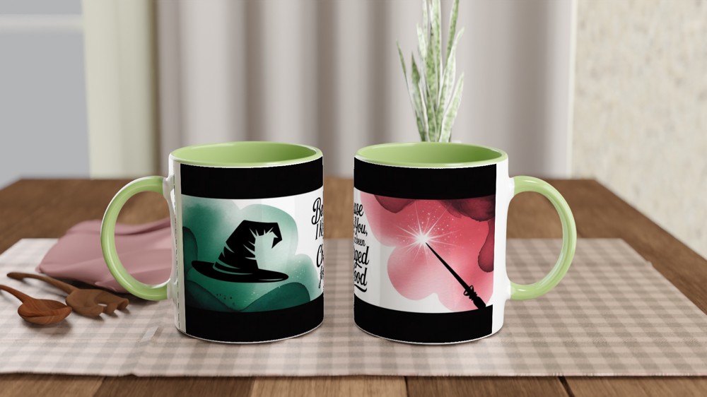 Wicked Mug | 'Because I Knew You' Quote | Musical Theatre Gift | Best Friend Present — view 5