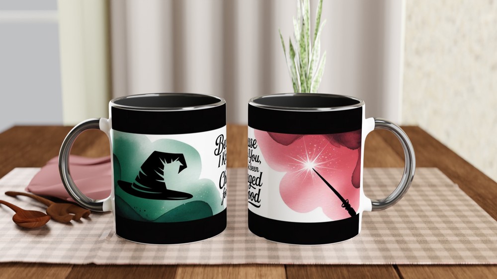 Wicked Mug | 'Because I Knew You' Quote | Musical Theatre Gift | Best Friend Present — view 9