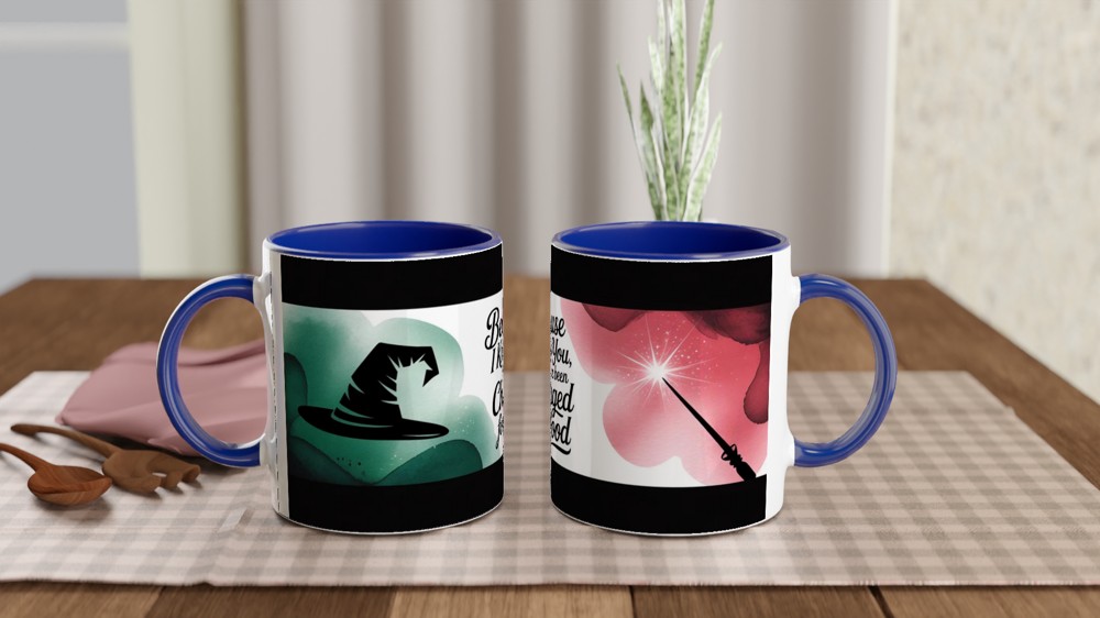Wicked Mug | 'Because I Knew You' Quote | Musical Theatre Gift | Best Friend Present — view 4