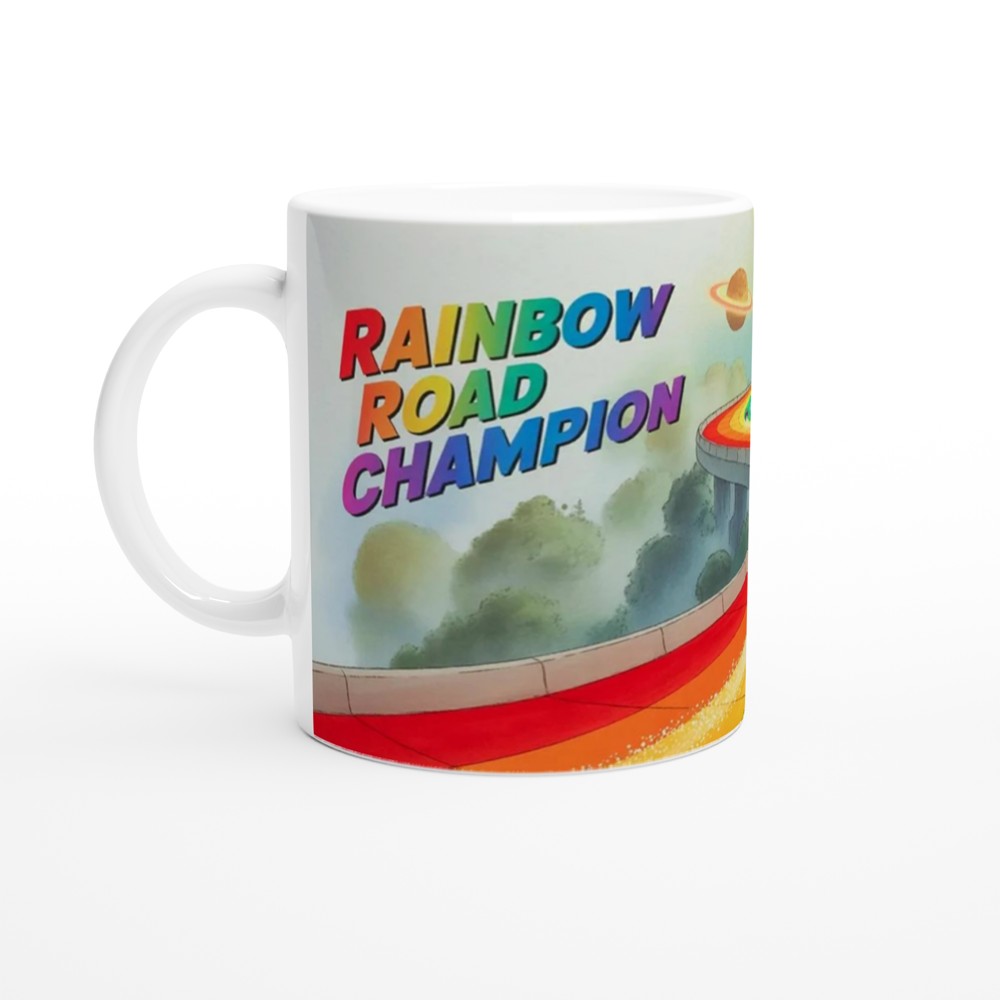 Rainbow Road Champion Space Racing Mug — view 10