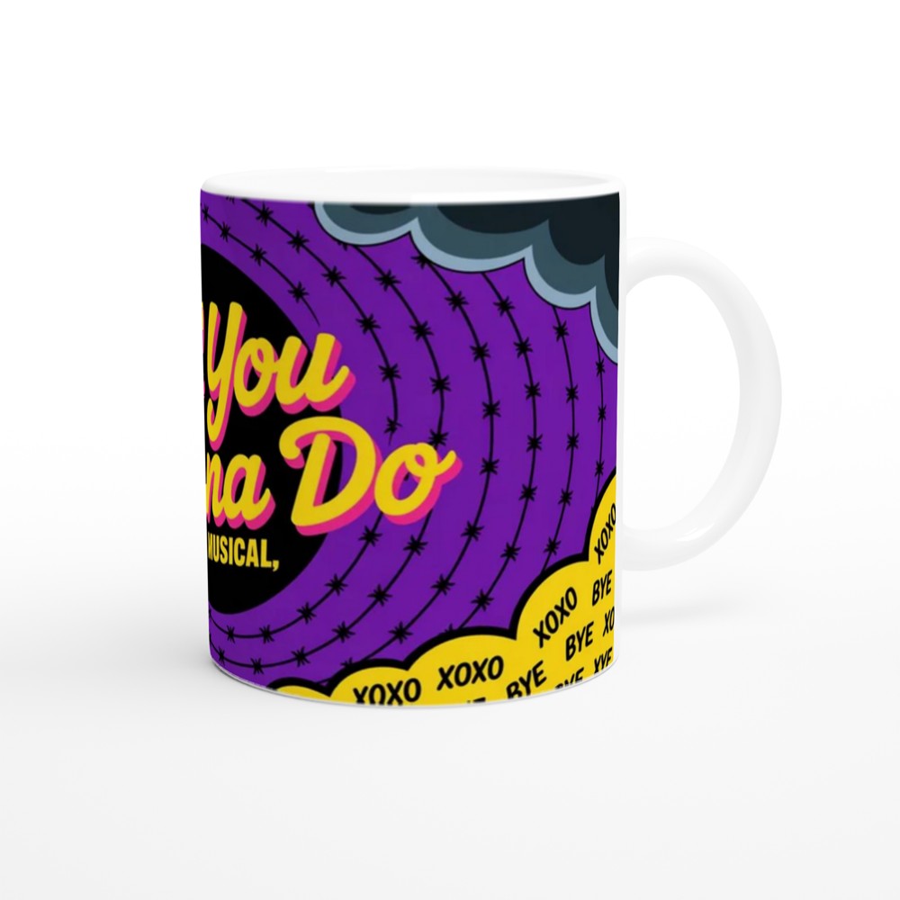 All You Wanna Do The Musical Retro Design Mug — view 12