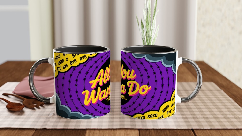 All You Wanna Do The Musical Retro Design Mug — view 9